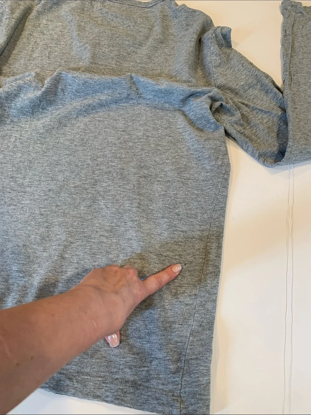 Banana Republic Vintage Tee Men’s Large Cotton Gray Long-Sleeve Henley T-Shirt